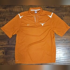 Nike Burnt Orange University Of Texas Polo